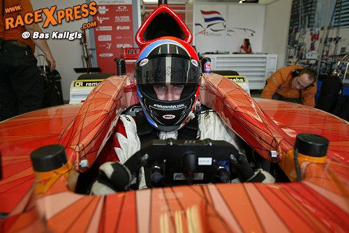 Arie Luyendyk vlak voor zijn debuut